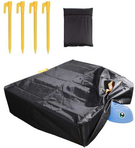 Waterproof Cover for Little Tikes Turtle Sandbox, 420D Oxford Sand Pit Cloth Turtle Sand Box Cover Windproof Outdoor Sandpit Protection for Kids Protect Sand and Toys, 38.6x34.7x11.8 inch