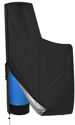 Couvercle d'adoucissant protecteur - doux, bouclier avec fermeture à glissière imperméable | Grand réservoir pour usage extérieur, protection contre la neige pluie solaire toutes saisons, un