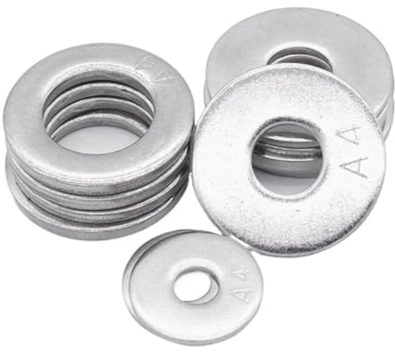 5-50 pezzi 316 acciaio inossidabile grande rondella piatta M3 / 4/5 / 6/8 / 10/12 / 14/16 grande guarnizione semplice DIN9021 metallo(M4 50PCS)