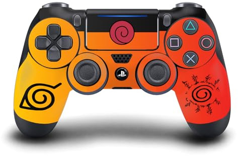 Head Case Designs Officially Licensed Naruto Shippuden Naruto Costume Iconic Vinyl Sticker Gaming Skin Decal Cover Compatible With Sony PlayStation 4 PS4 DualShock 4 Controller