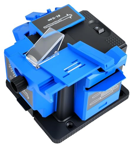 3-in-1 Multifunction Electric Drill Bit Sharpener for Knife, drill, Chisel, Scissor, Grinder with Adjustable Angles, 96W 1350rpm drill doctor afilador de brocas, Compact Design ﻿