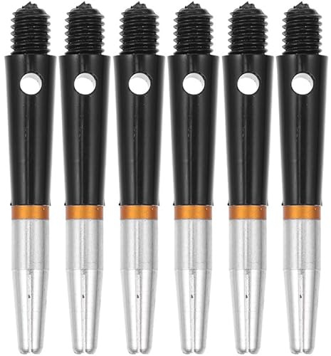 MAGICLULU 6Er Set Dartwellen Drehbare Dart Schäfte Aus Nylon Und Aluminium 4.60 cm Ersatzdart Stiele Für Standard Flights Dart Zubehör Für Steel- Und Softdarts