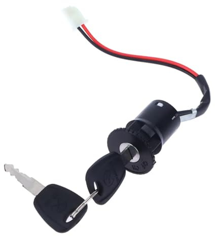 Interruttore Accensione Chiave Per Scooter Elettrici ATV E Moto Tascabili 1 Set 2 Cavi Per Bicicletta Elettrica, Interruttore Accensione Con Chiavi Blocco On-off