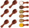 6 Pièces Petites Cuillères à Sel en Bois pour épices, Crème Glacée, Condiments, Thé, Assaisonnement, Lait, Gâteau - Mini Cuillère de Bain