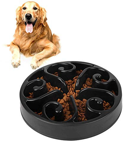 SUOXU Gamelle pour chien à alimentation lente, gamelles de nourriture pour chien de taille moyenne, bols puzzle interactifs, nourriture lente, anti-avalement, prolonge le temps de repas