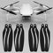 Master Airscrew Stealth Propeller kompatibel mit DJI Mini 2/2 SE/SE & Mini 4K - Schwarz, 4 Propeller im Set
