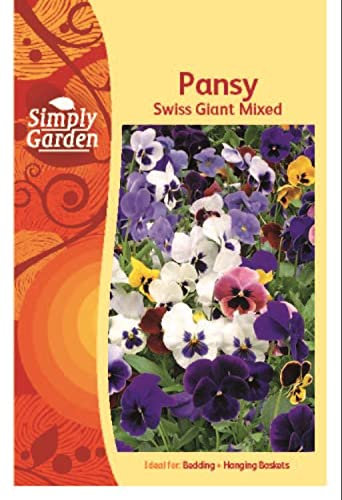 Simply Garden Pansy Swiss Giant Mixed Seeds Grow Your Own Plants
