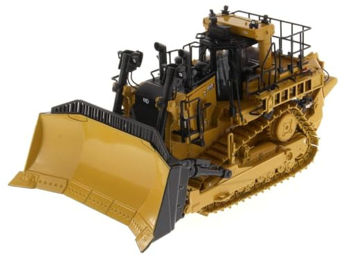 Caterpillar Diecast Masters 85711 Tracteur à chaînes Cat D10, échelle 1:50, env. 10,5 x 9,2 x 20,3 cm, dès 14 Ans