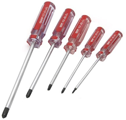 Uacen Set di cacciaviti magnetici a Y multifunzione (2,0 mm Y00, 3,0 mm Y0, 4,0 mm Y1, 4,0 mm Y2, 6,0 mm Y3) Tri-wing