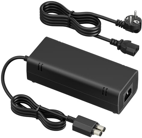 Cargador Xbox Slim Adaptador de CA para Xbox Slim Cable de alimentación del Cargador de la Consola (100-220 V)