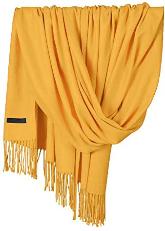 Schal Mit Ärmel Damen Farbe modisch, warmer Hals mit Fransen Schal Schwarz Gelb Kariert Großer Schal Schwarz Herren Isopropylalkohol 70 Prozent Tücher Tücher Kinder Schal Toiletten Schal (Yellow, A)