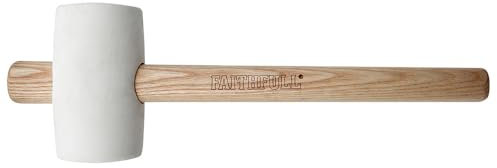 Faithfull FAIRMWF16FSC Rubber Mallet - White 16oz FSC