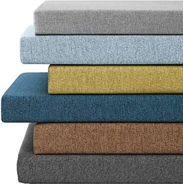 Hollywoodschaukel für den Außenbereich, mit 5 cm dickem Holzsitz, 2- und 3-Sitzer, lang, Gartenmöbel, 90 x 30 x 5 cm, Blau