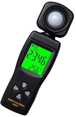 UKCOCO Luxmeter Digitales Messgerät Tragbares Photometer Mit Led-Display Lux Akkuanzeige Für Illuminanometer Handphotometer