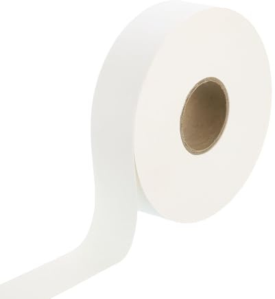 uxcell Drywall Joint Tape, 2 x 492Ft Waterproof Stress Crack Tape, Wall Patch Repair Fabric Roll for Seam Concrete, Wall Sheetrock, Ceiling Crack, White