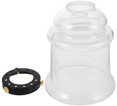 Ipetboom Abat-jour Suspendu Verre Transparent Vintage Pour Lampes De Maison Bars Et Restaurants Design Forme De Cloche