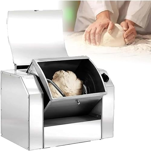 KHYTEBV Pétrin électrique 5 kg 1 500 W, Batteur sur Socle Professionnel, pétrin à Pizza, pétrin à pâte en Acier Inoxydable, Twis