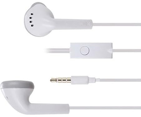 TEMOOUES C550 Auricolari con cavo con isolamento acustico, pulsante singolo per rispondere e riagganciare per la gestione delle chiamate e la riproduzione su telefoni auricolari con cavo con microfono