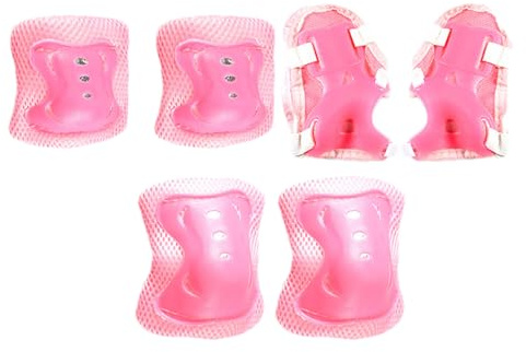 Rullskridskor Skyddsutrustning för barn,Barnskyddsutrustning för rullskridskor | Armbågs- och knä- och handledsskydd flickor - Knäskydd barn Armbågsskydd Handledsskydd 3-12 år gamla pojkar