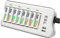 EBL Akku ladegerät mit AA Akku 2800mAh 8 Stück - Batterieladegerät mit 2-USB Port für AA, AAA, NI-MH Akkus und USB Geräte, Multischutz, LED Anzeige für Akkus