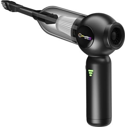 PFROT Handgepackter18000Pa 3 in 1 Bürstenloser Motor Drahtloser Staubsauger mit 3-Gang Mini handstaubsauger Starke saugkraft Auto Kabellos Staubsauger für Büro Genutzt, Haus, Küche, Tierhaare