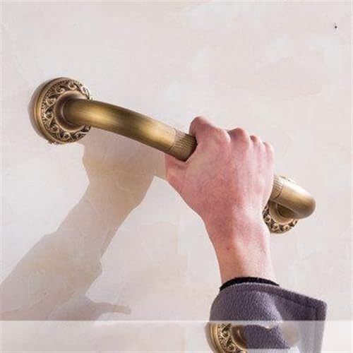 TILIEINE Barres d'appui Barre d'appui antidérapante Barre d'appui en Laiton pour Salle de Bain, Baignoire, Toilettes, Douche, poignée de Support de sécurité, Porte-Serviettes, 30/35/50/52cm(30CM)