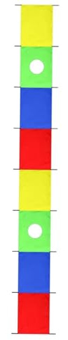 Paracadute Gioco Per Bambini - Attrezzatura Da Gioco 5,5 x,09 m,Paracadute Per Bambini - Per Giardino Sport Ginnastica Attività Giochi Outdoor Team Building