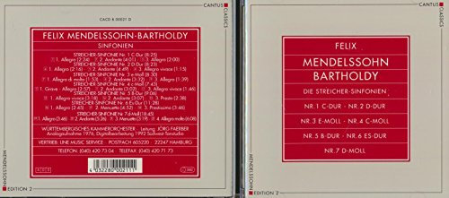 Die Streicher-Sinfonien Nr. 1, 3, 5 & 7