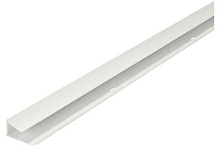 Profilo finitura piccola sovrapposizione lunghezza 4 m bianco PFPR4B