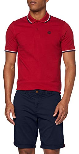 JACK & JONES Pantalones Cortos Chinos Ajustados para Hombre Cintura Media - Corte Regular, Color:Azul-2, Talla:S