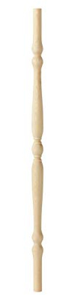Schwedenhaus-Design - gedrechselter Pfosten 40x40x850mm (247) - orig. Schwedenhaus-Design Produkt Treppe, Balkon, Geländer, Stuhlbein, Tischbein, nordisches Fichtenholz