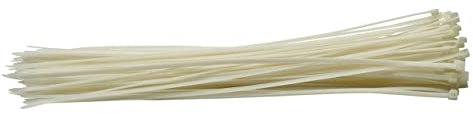 Draper 70401 - Fascette per cavi in nylon, 4,8 x 400 mm, 100 pezzi, colore: Bianco