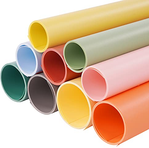 Selens Photography Backdrop PVC Food Background Vinyl 50x100CM 9 Color Photo Studio Waterproof Kit for Product Photography Props Flat Lay Cosmetics Jewelry Shooting Video