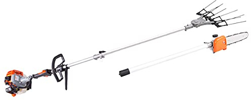 Kawapower Vareador de Aceitunas a Gasolina 26CC con Podadora (2 en 1), con Motor De 2 Tiempos