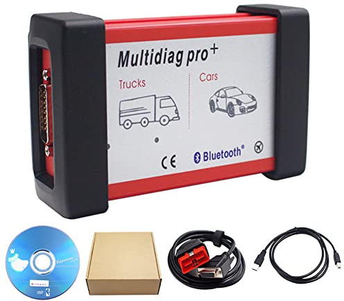 LEIDIMUS OBD2 Scanner Diagnostico, Qualità Multidiag Pro + Pro Plus Bluetooth Per Automobili E Autocarri Auto OBDII Attrezzo Diagnostico Professionale TCS