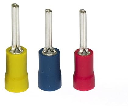 La zappa Capocorda parzialmente preisolato, terminale a spina per collegamento cavi elettrici (100, 0.5-1.5)
