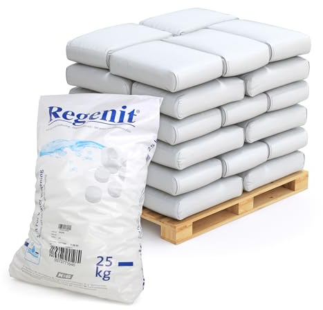 Höfer Chemie 40 x 25 kg (1000 kg) Regenit® Siedesalztabletten zur | Regenerierung von Wasserenthärtungsanlagen auf Palette