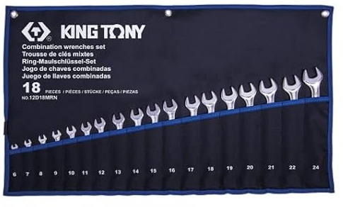 Estuche de Llaves Combinadas ultra ligeras 6-24mm - 18 Pzas