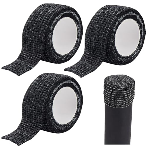 GORGECRAFT 4 pièces Protecteurs de Pieds de Chaise Ruban Antidérapant Protecteurs de Meubles de Sol Bandes sans Colle Auto-Adhésives Empêchent Le Glissement des Chaises Tables Pas de Bruit Noir