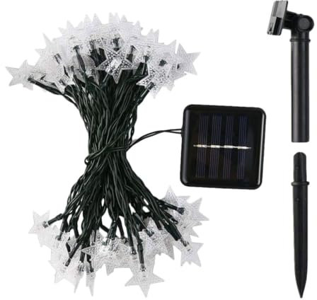 LABRIMP 1 Stück Schnur Pentagramm-Lichterkette mehrfarbige Lichterketten aus Kristallkugeln Szenenlampe weihnachtsdeko Dekor Lampenschmuck Szene-Layout-Lampe LED schmücken