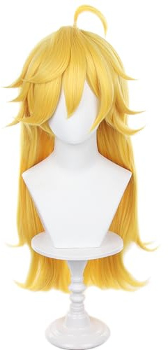 HIROAKIYA Panty Cosplay Wig, Panty and Stocking with Garterbelt Cosplay Panty Wig with Wig Cap, Length approx.75cm