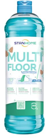 STANHOME - Multi Floor Limpiador de Suelos Lavables, 1000 ml | Con notas de Pino y Eucalipto, desengrasante antiolores sin marcas
