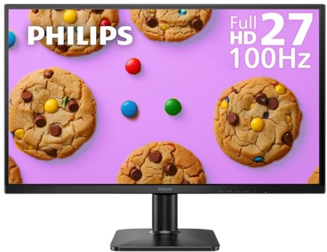 Philips 27E2N1100 - Monitor IPS Full HD (1920 x 1080), 100 Hz, VESA, HDMI x1, porta VGA x1, Eye Care, garanzia di sostituzione anticipata di 4 anni