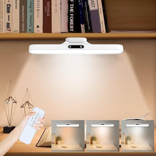 iodoo Unterbauleuchte Küche LED mit Fernbedienung, 2000 mAh USB Wiederaufladbare LED-Küchenunterbauleuchte, Touch Dimmbar schrankbeleuchtung (White)