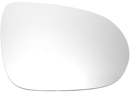 A ABSOPRO Autospiegelglas Rechts Mit Heizung Für KIA Sorento 15-20 1 Stk | Echtes Glas, Weiß, Diagonale 20,2 cm, 2 PINs, Elektrische Verstellung, Mit Rückenplatte, Ohne Abdunklung, Direkter Ersatz