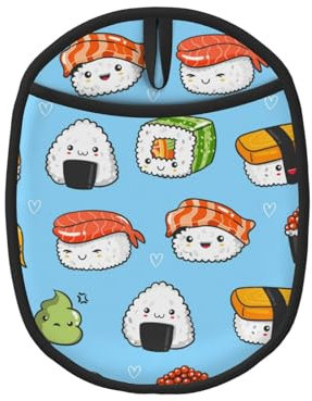 Sushis et sashimis, Maniques, maniques résistantes à la Chaleur, maniques de Cuisine en Silicone antidérapantes