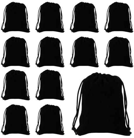 MIPIACE 36Pcs Velvet Bags 7x9cm Velvet Drawstring Bags Small Drawstring Bag | Draw String Bags Small Jewellery Bags and Pouches for Small Gift, Candy, Jewellery