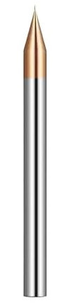 HRC55 Mikrokarbid-Schaftfräser, 2 Schneiden, 0,2–0,9 mm, TiAIN, Mikroflachfräser, 4 mm Schaft, Fräser, Mircokarbid, CNC-Gravur-Bit Wendeschneidplatten(HRC55,D0.5x1.0x4x50mm)