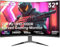 KTC H32S25E-Monitor Curvo QHD de 32 Pulgadas, 240Hz, 2K,3ms,FreeSync/G-Sync 2560x1440, 350cd/m², HDMI, DisplayPort, Negro
