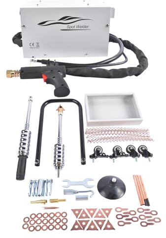 Mazonda Dent Puller Spot Welder Welding Machine 4.5KVA Car Body Repair Kit 220V 6 Modes